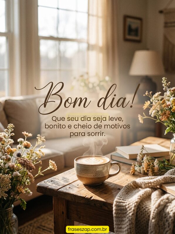 Imagem de bom dia para compartilhar no WhatsApp