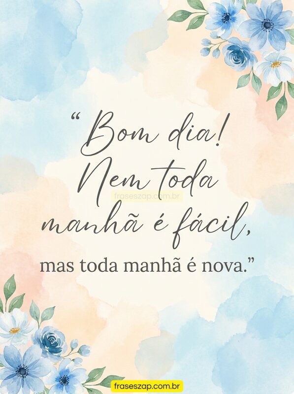 Imagem de bom dia para compartilhar no WhatsApp