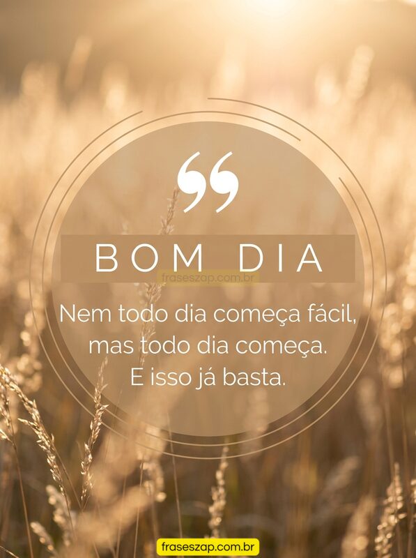 Imagem de bom dia para compartilhar no WhatsApp