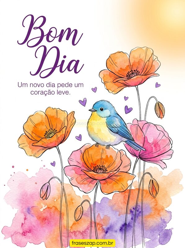 Imagem de bom dia para compartilhar no WhatsApp
