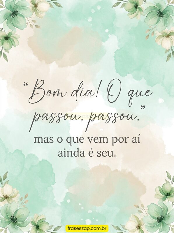 Imagem de bom dia para compartilhar no WhatsApp