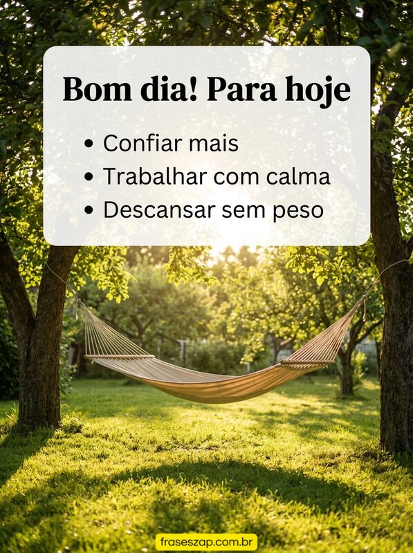 Imagem de bom dia para compartilhar no WhatsApp