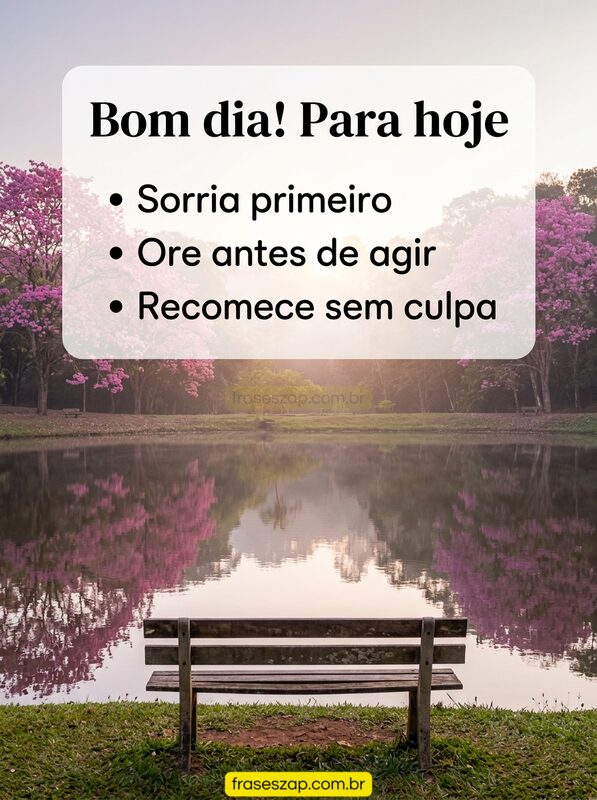 Imagem de bom dia para compartilhar no WhatsApp