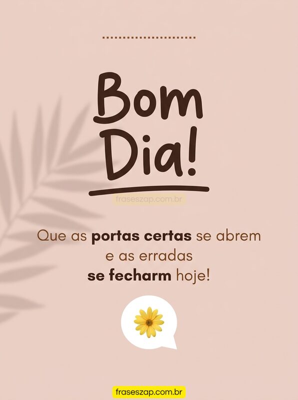 Imagem de bom dia para compartilhar no WhatsApp