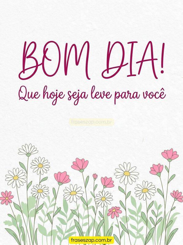 Imagem de bom dia para compartilhar no WhatsApp