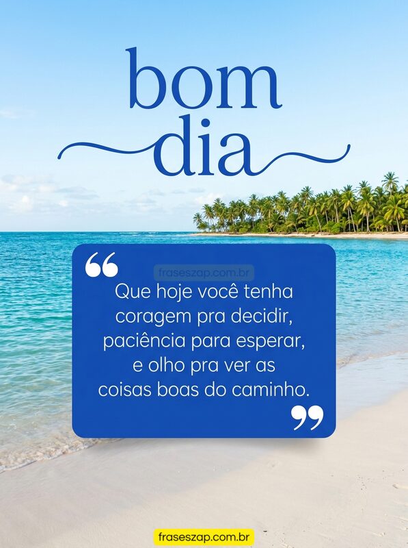 Imagem de bom dia para compartilhar no WhatsApp