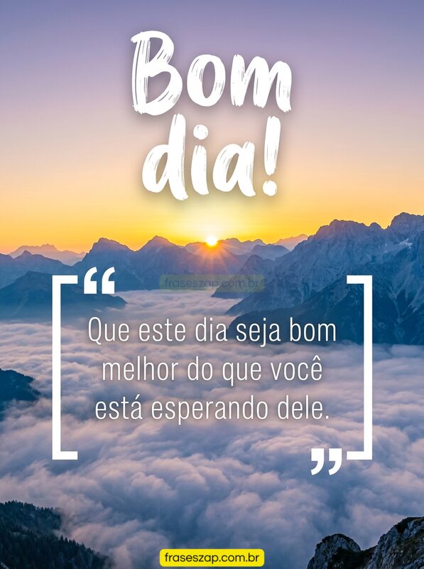 Imagem de bom dia para compartilhar no WhatsApp