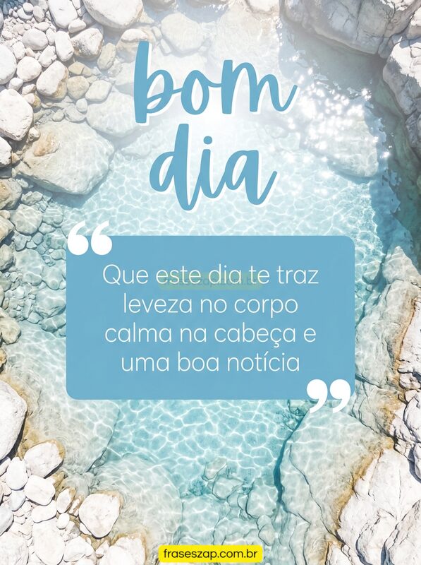 Imagem de bom dia para compartilhar no WhatsApp