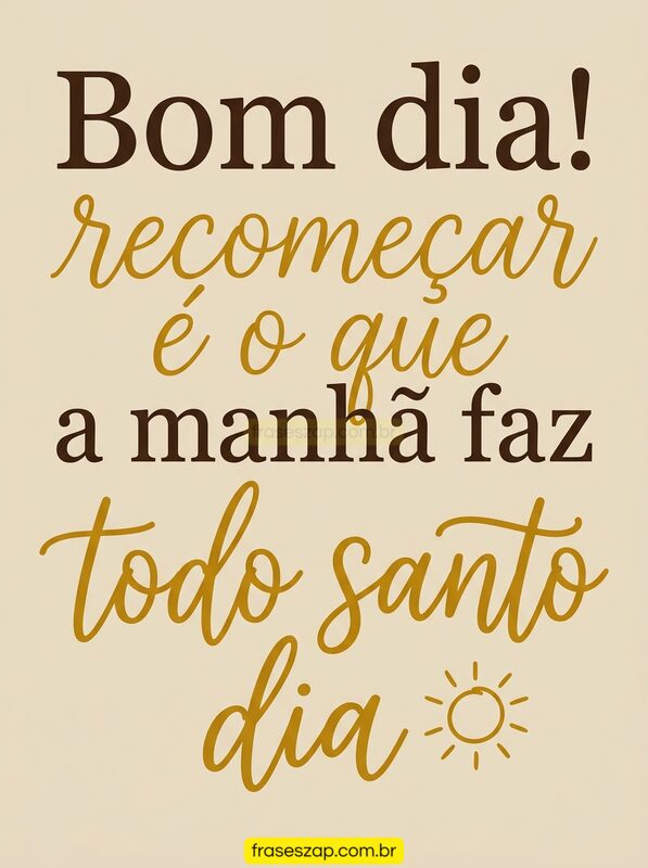 Imagem de bom dia para compartilhar no WhatsApp