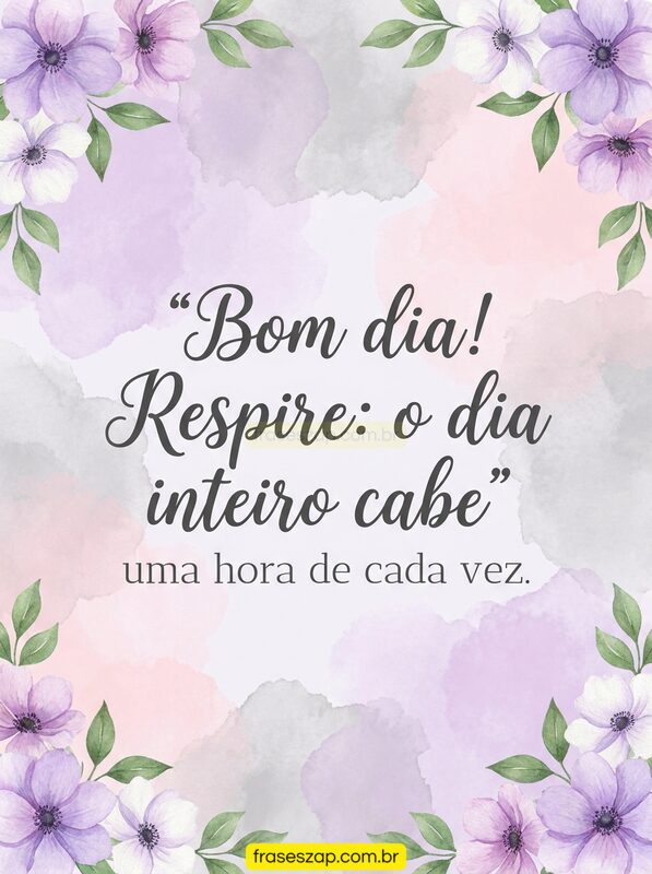 Imagem de bom dia para compartilhar no WhatsApp