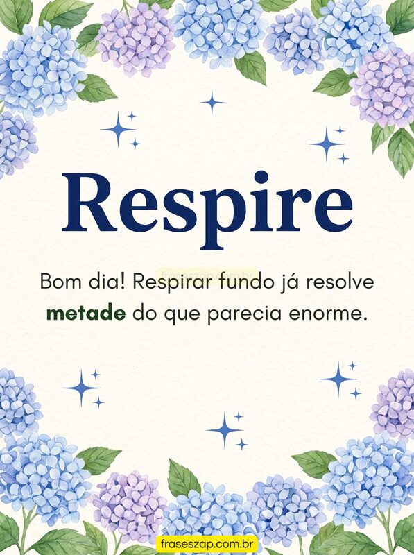 Imagem de bom dia para compartilhar no WhatsApp