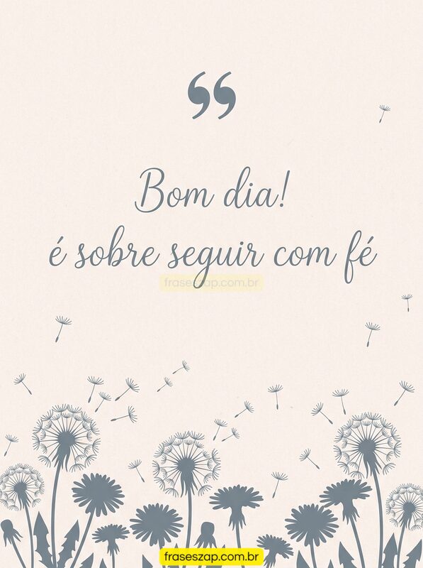 Imagem de bom dia para compartilhar no WhatsApp