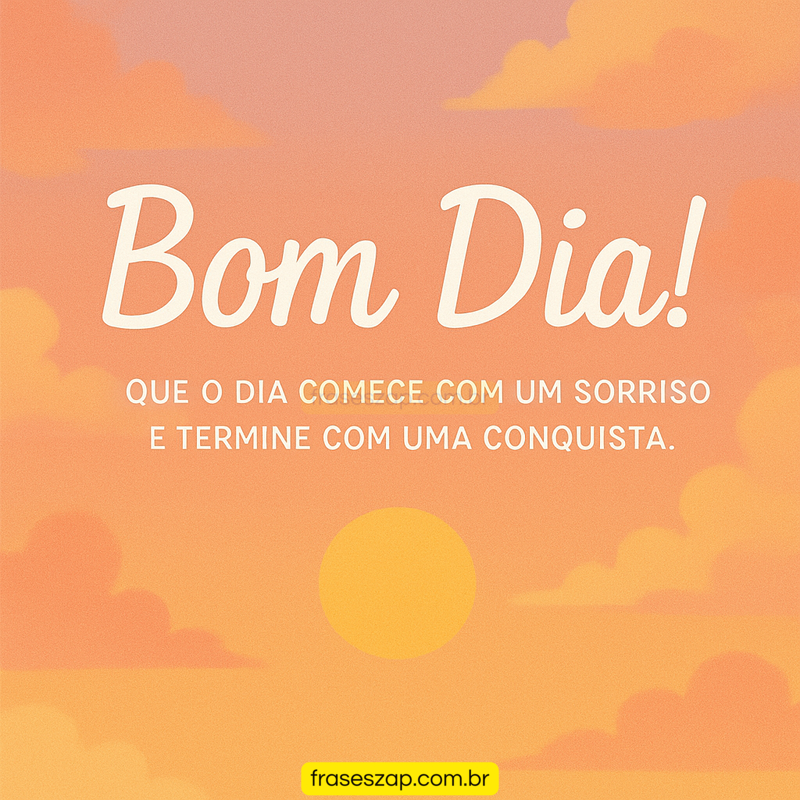 Imagem de bom dia para compartilhar no WhatsApp
