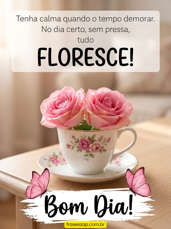 Imagem de bom dia para compartilhar no WhatsApp