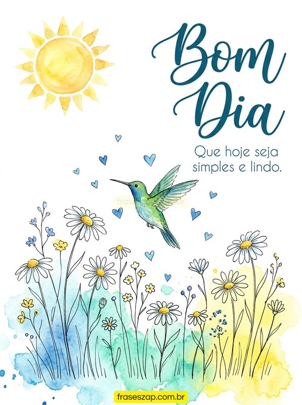 Imagem de bom dia para compartilhar no WhatsApp
