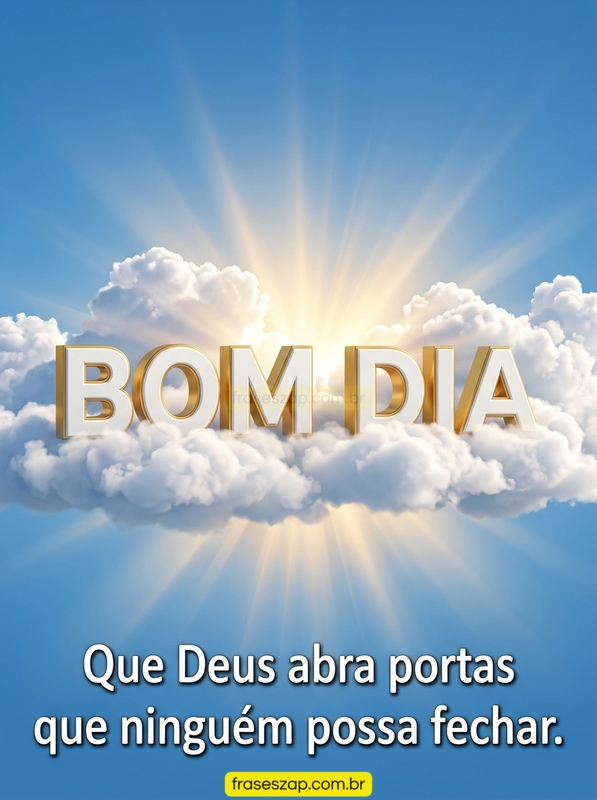 Imagem de bom dia para compartilhar no WhatsApp