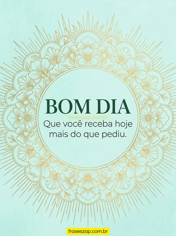 Imagem de bom dia para compartilhar no WhatsApp