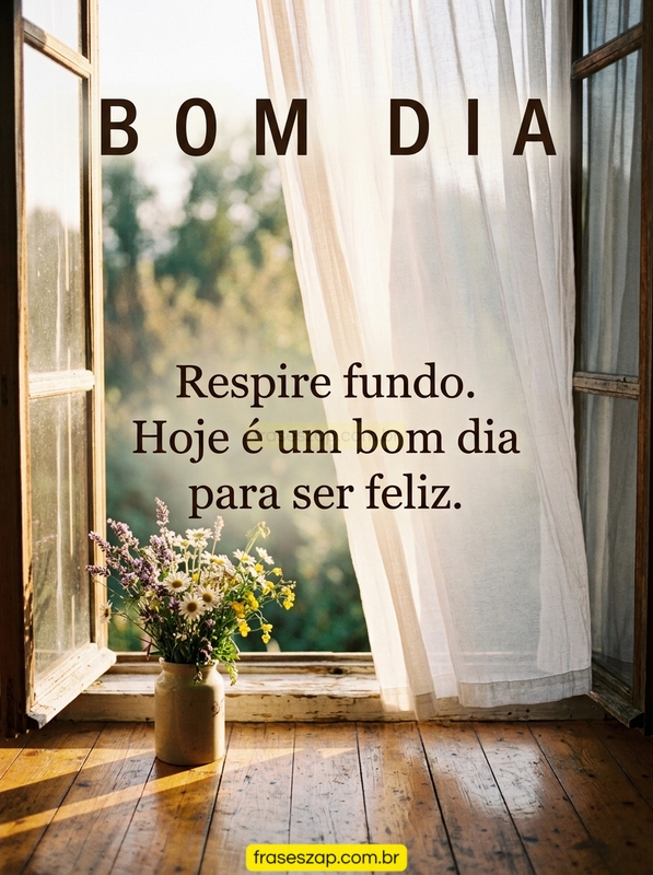 Imagem de bom dia para compartilhar no WhatsApp