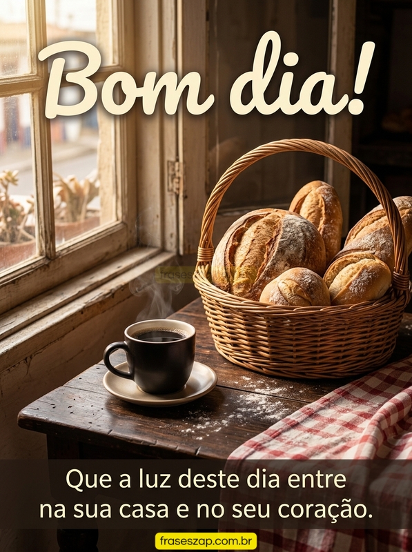 Imagem de bom dia para compartilhar no WhatsApp