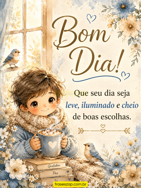 Imagem de bom dia para compartilhar no WhatsApp
