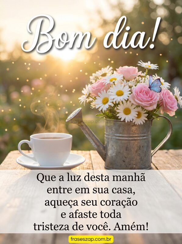 Imagem de bom dia para compartilhar no WhatsApp