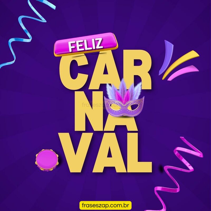 Imagem de carnaval para compartilhar no WhatsApp