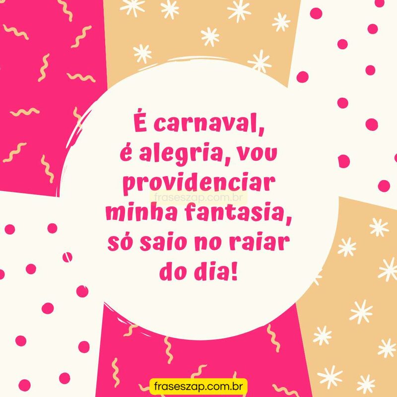 Imagem de carnaval para compartilhar no WhatsApp