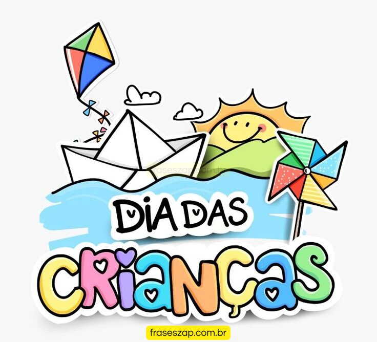 Imagem de dia das crianças para compartilhar no WhatsApp