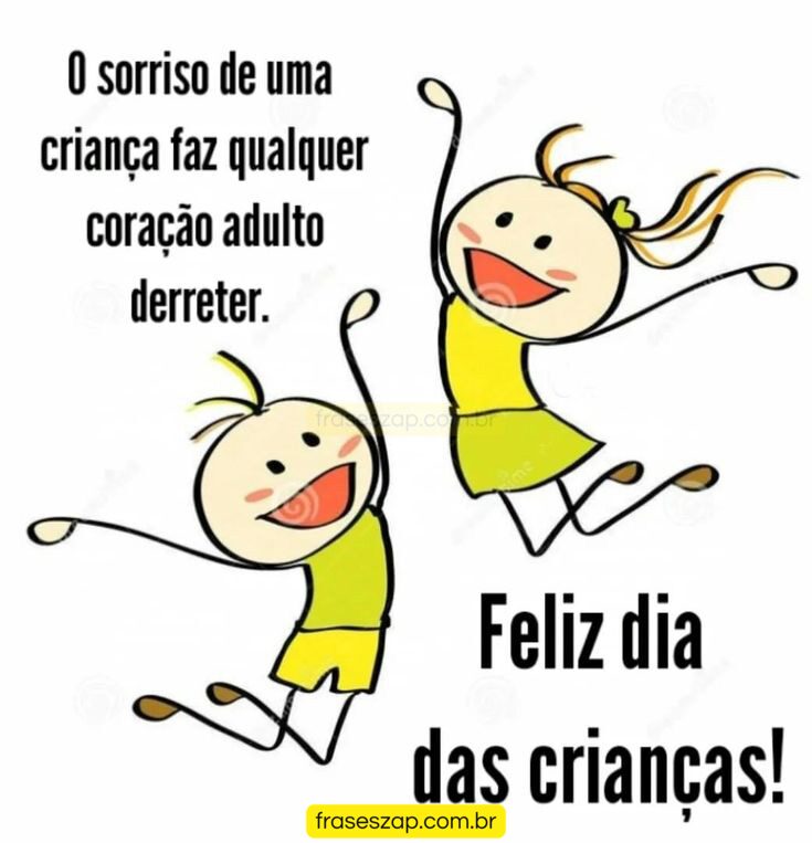 Imagem de dia das crianças para compartilhar no WhatsApp