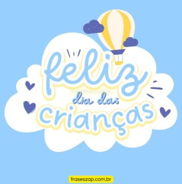 Imagem de dia das crianças para compartilhar no WhatsApp