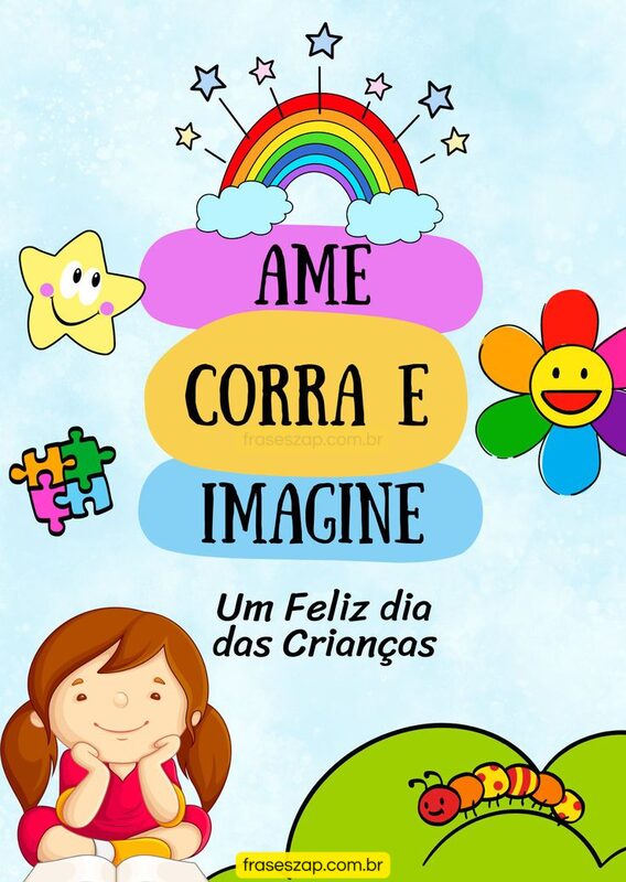 Imagem de dia das crianças para compartilhar no WhatsApp