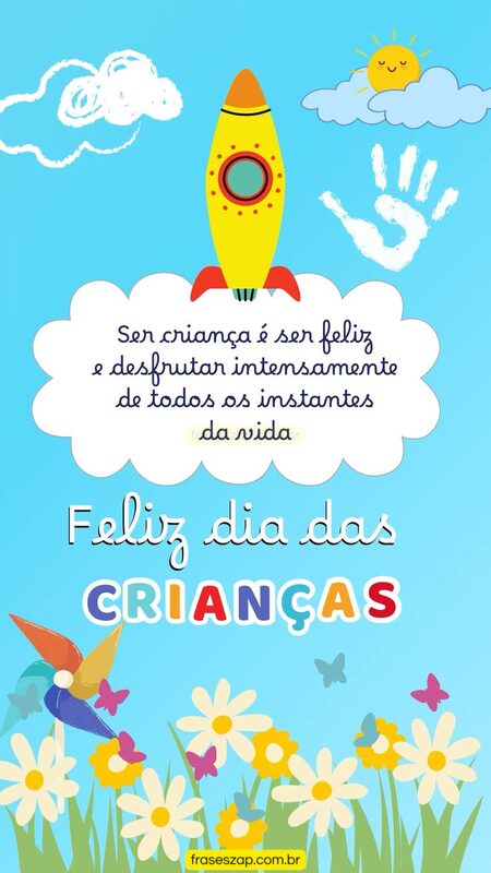 Imagem de dia das crianças para compartilhar no WhatsApp