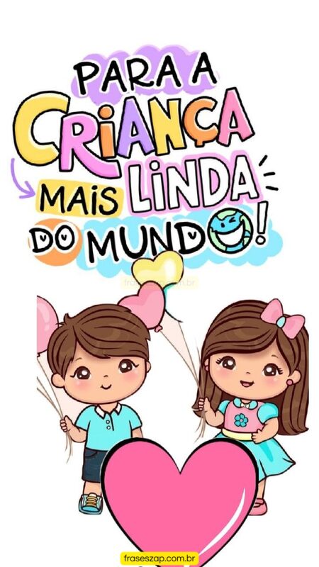 Imagem de dia das crianças para compartilhar no WhatsApp