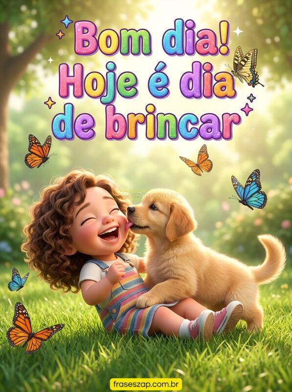 Imagem de dia das crianças para compartilhar no WhatsApp
