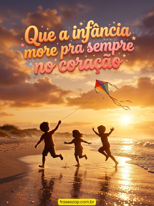 Imagem de dia das crianças para compartilhar no WhatsApp