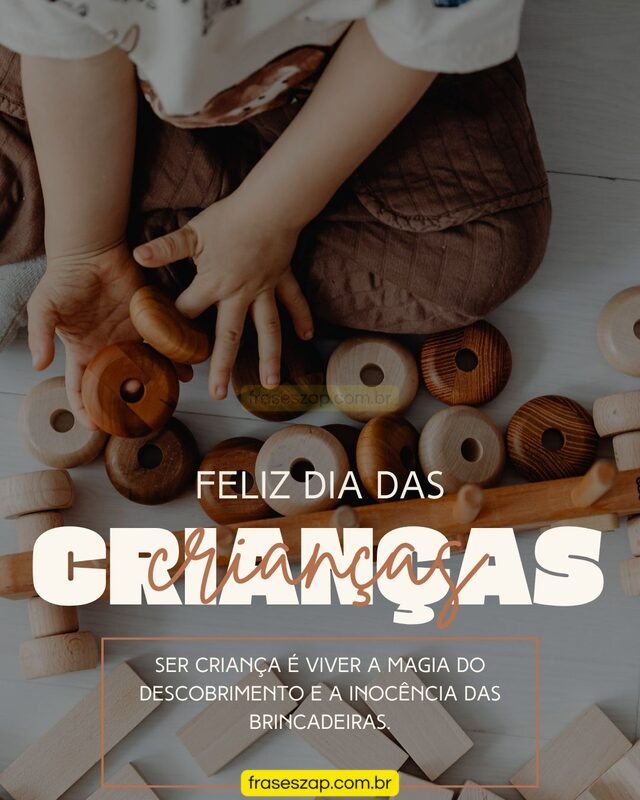 Imagem de dia das crianças para compartilhar no WhatsApp