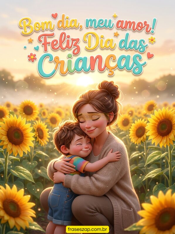 Imagem de dia das crianças para compartilhar no WhatsApp