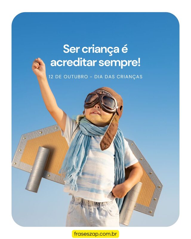 Imagem de dia das crianças para compartilhar no WhatsApp