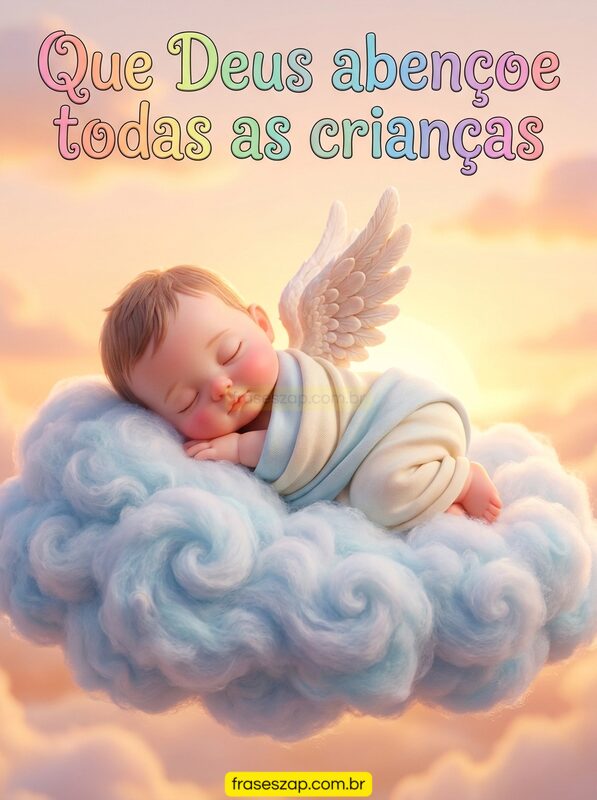 Imagem de dia das crianças para compartilhar no WhatsApp