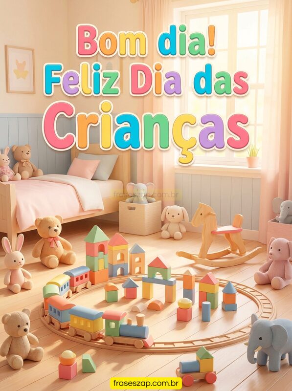 Imagem de dia das crianças para compartilhar no WhatsApp