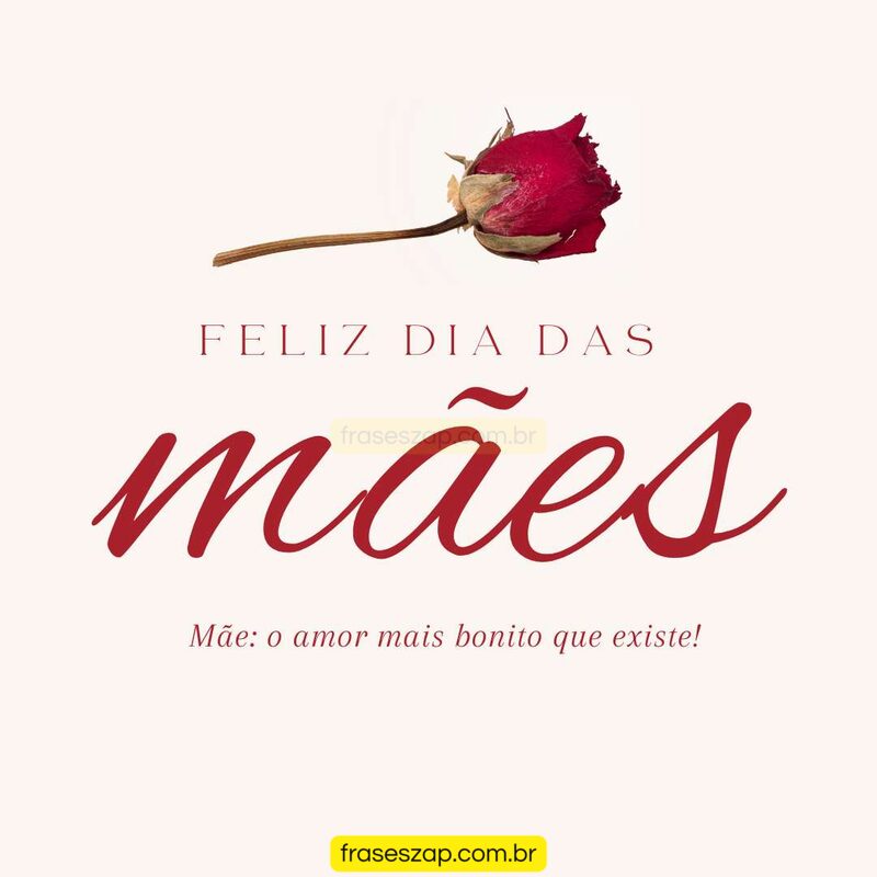 Imagem de dia das mães para compartilhar no WhatsApp
