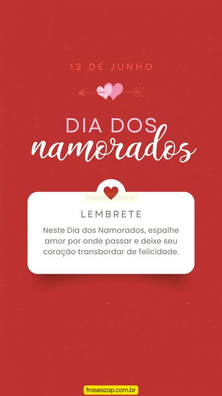 Imagem de dia dos namorados para compartilhar no WhatsApp