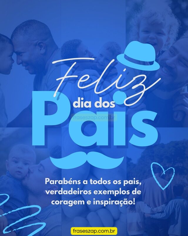 Imagem de dia dos pais para compartilhar no WhatsApp