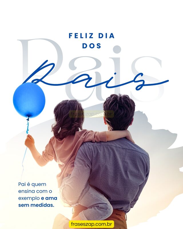 Imagem de dia dos pais para compartilhar no WhatsApp