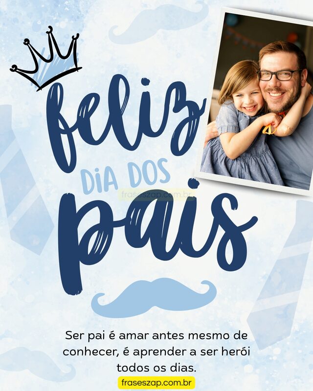 Imagem de dia dos pais para compartilhar no WhatsApp
