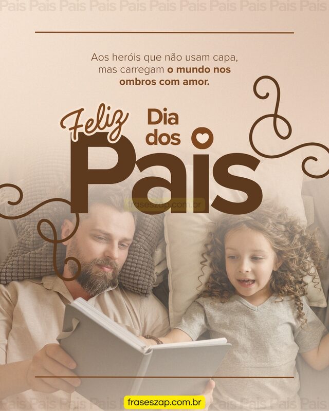 Imagem de dia dos pais para compartilhar no WhatsApp