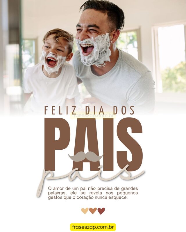 Imagem de dia dos pais para compartilhar no WhatsApp