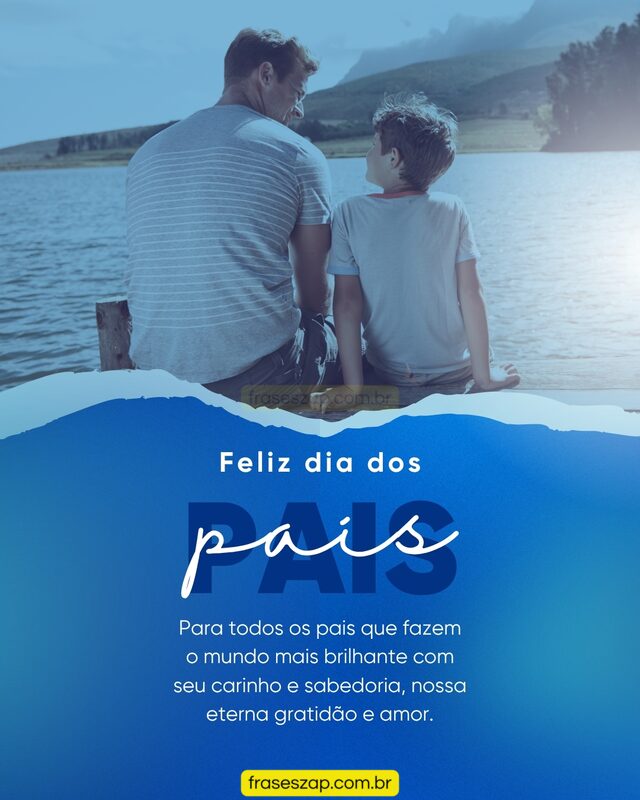Imagem de dia dos pais para compartilhar no WhatsApp