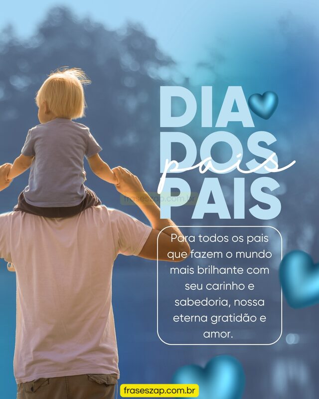 Imagem de dia dos pais para compartilhar no WhatsApp