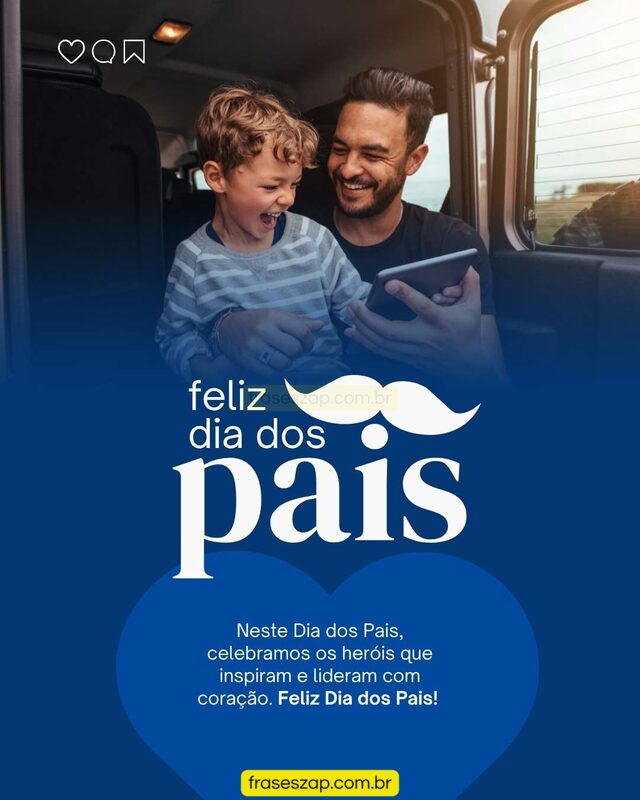Imagem de dia dos pais para compartilhar no WhatsApp